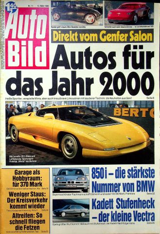 Deckblatt Auto Bild (11/1990)